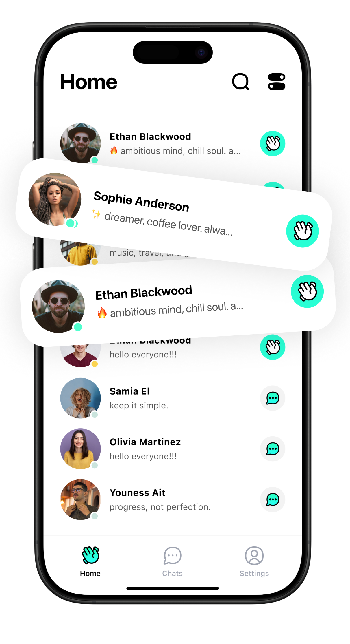 TapHey app screenshot 2